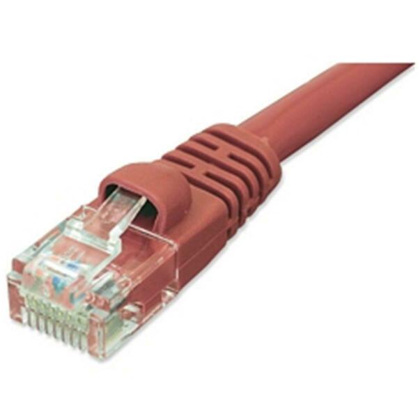 Ziotek CAT5e Enhanced Patch Cable- with Boot 5ft- Red 119 5324